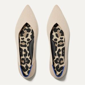 Rothy's Cream Pointed Flats